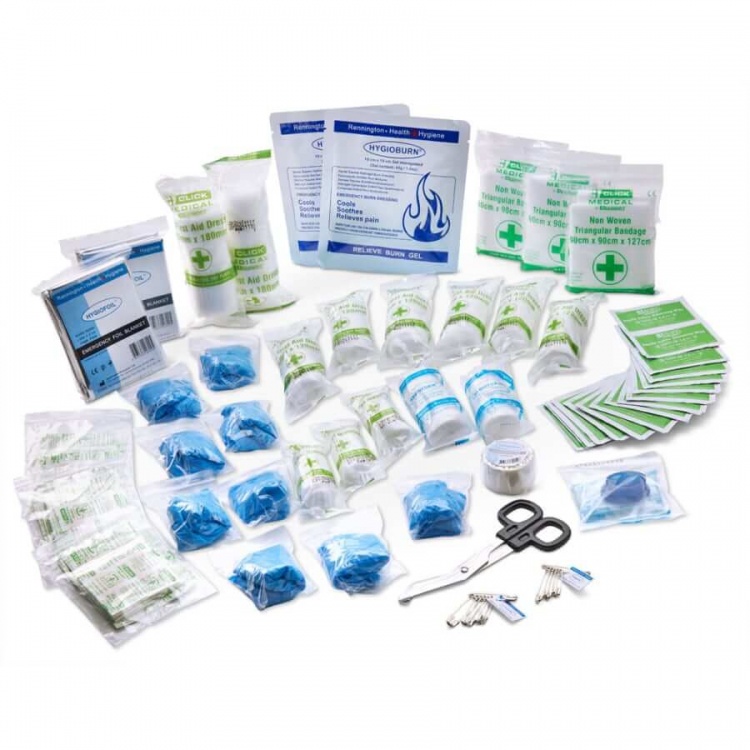 Click Medical CM0268 BS8599-1 Medium First Aid Kit in Large FEVA Case